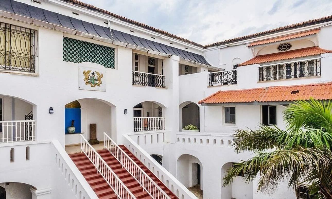 Osu Castle on the Accra coastline