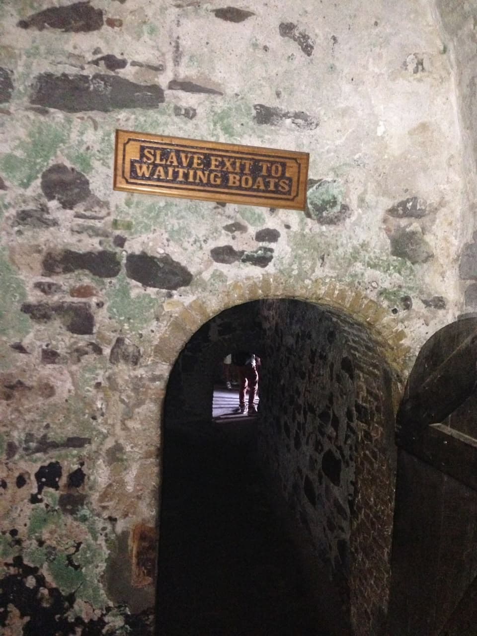 Historic cell inside Cape Coast Castle