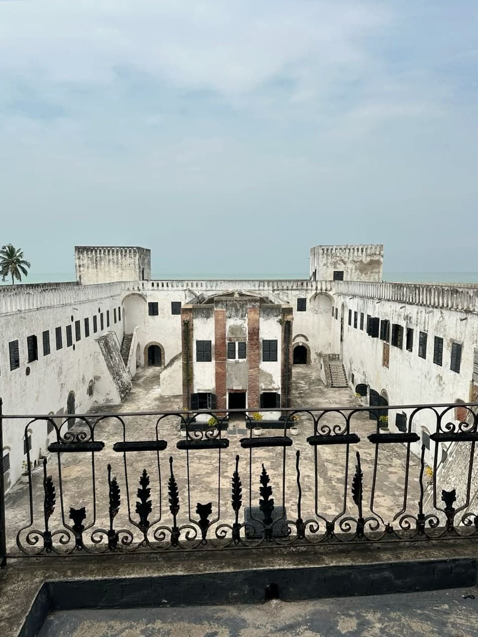 Elmina Castle and the fishing harbour