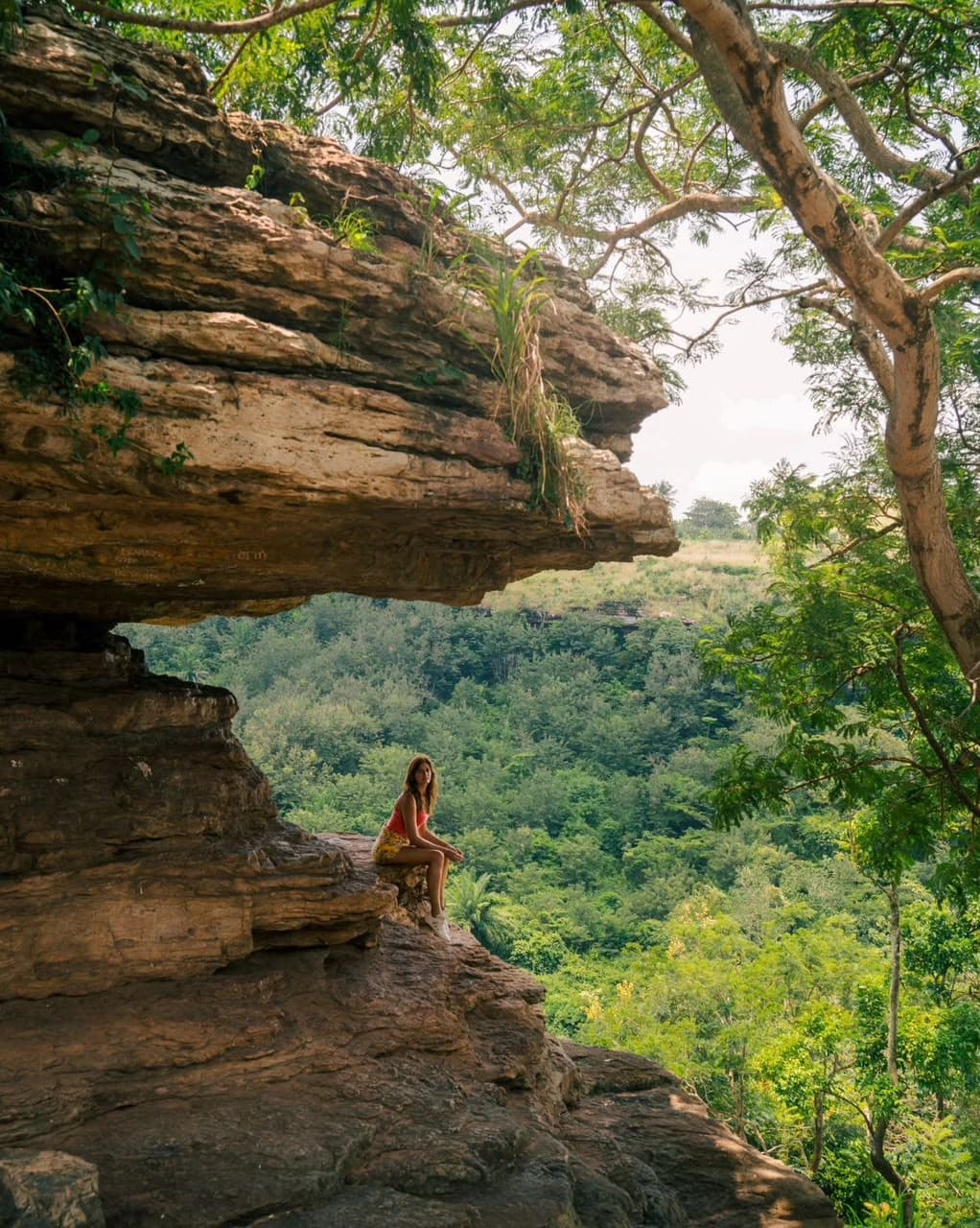 The striking Umbrella Rock balancing formation